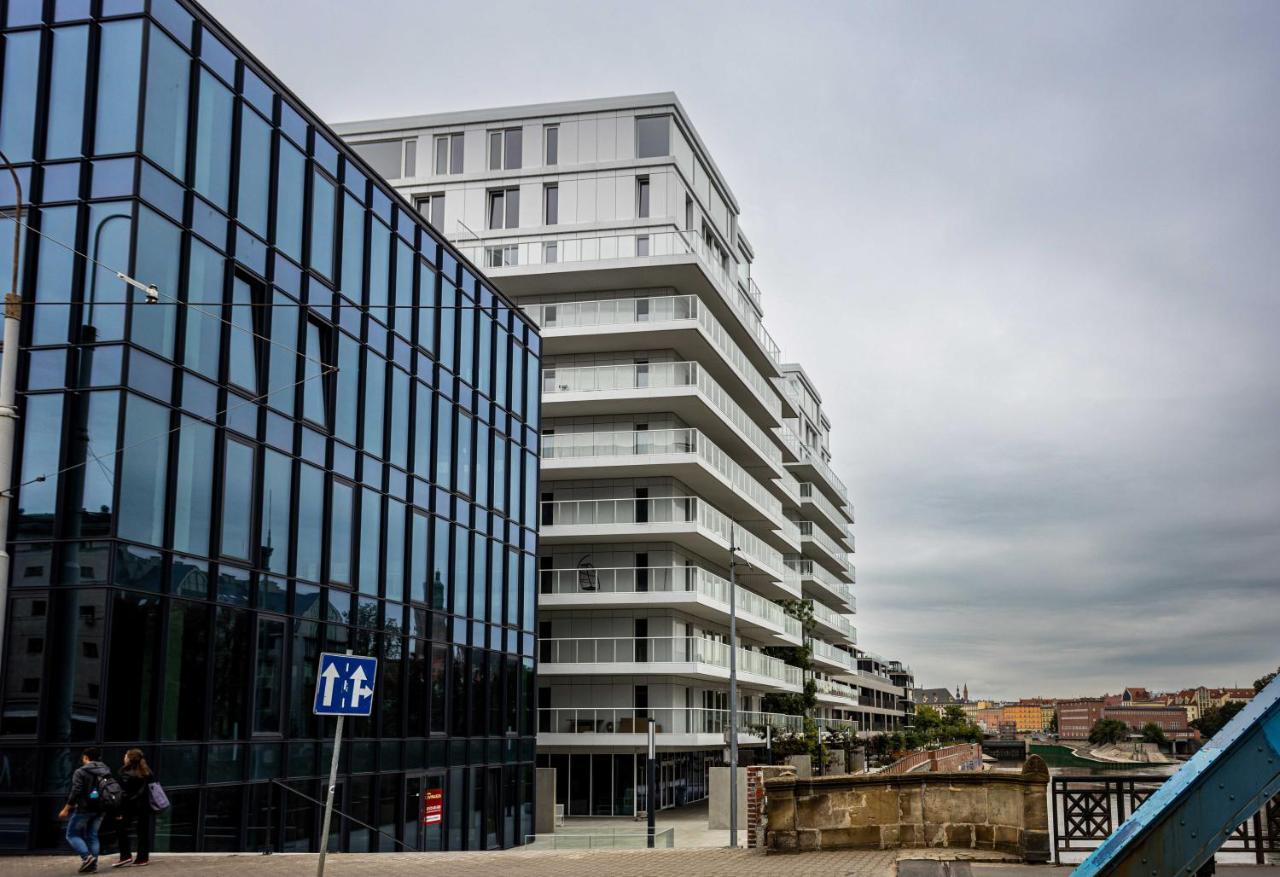 Luksus W Centrum Nad Odra Breslavia Esterno foto