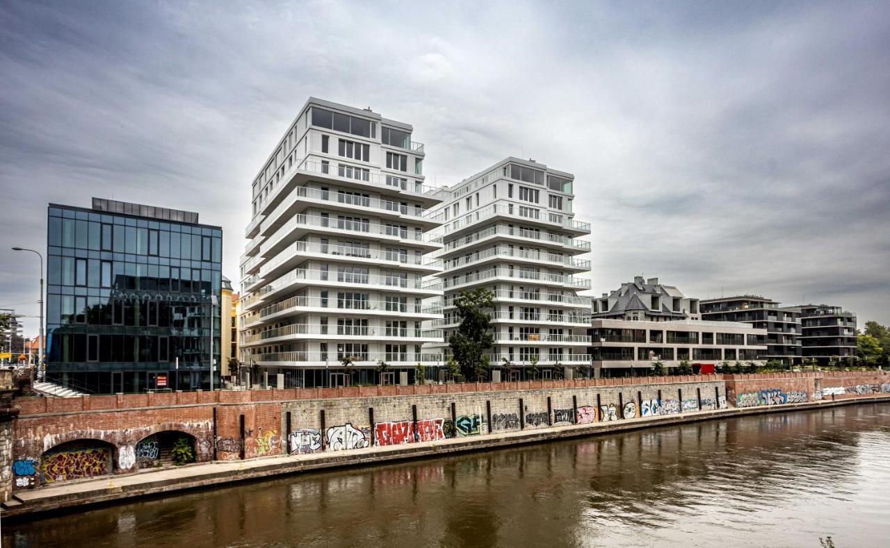 Luksus W Centrum Nad Odra Breslavia Esterno foto