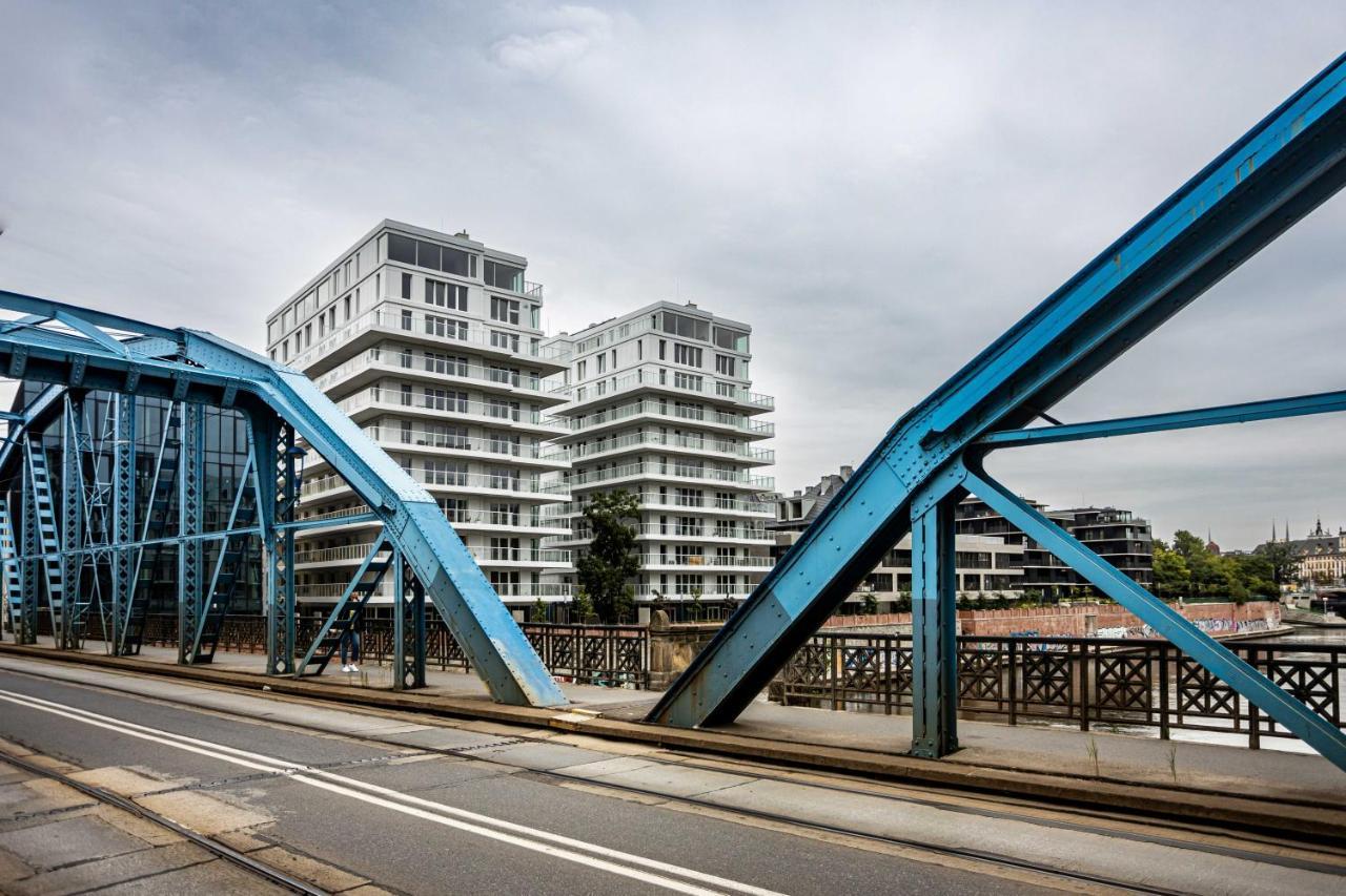 Luksus W Centrum Nad Odra Breslavia Esterno foto